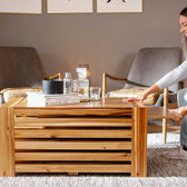 Australian Acacia::Gallery::Australian Acacia Transformer Table Shown with Removable Panels