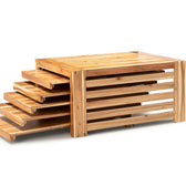 Australian Acacia::Gallery::Australian Acacia Transformer Table Shown with Removable Panels
